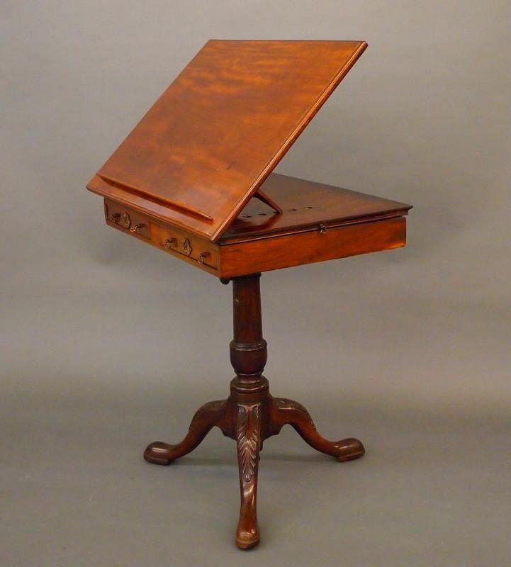 Appraisal: George III reading table A late th century George III