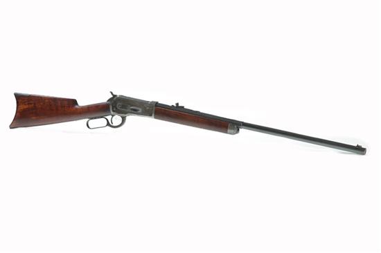 Appraisal: WINCHESTER MODEL RIFLE - caliber half octagon '' barrel lever