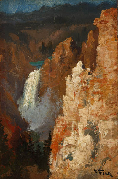 Appraisal: John Fery - John Fery - Everett WA Yellowstone Falls