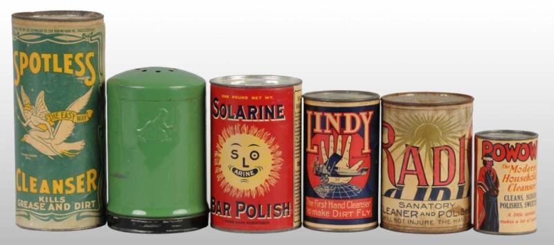 Appraisal: Lot of Product Tins Description Nice grouping includes one for