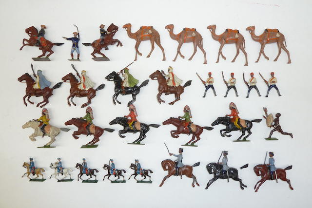 Appraisal: Britains for the American Toy Company two U S Infantry