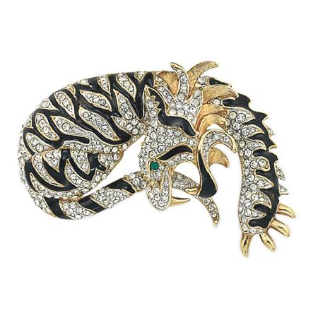 Appraisal: Ferocious Tiger Brooch Estimate -