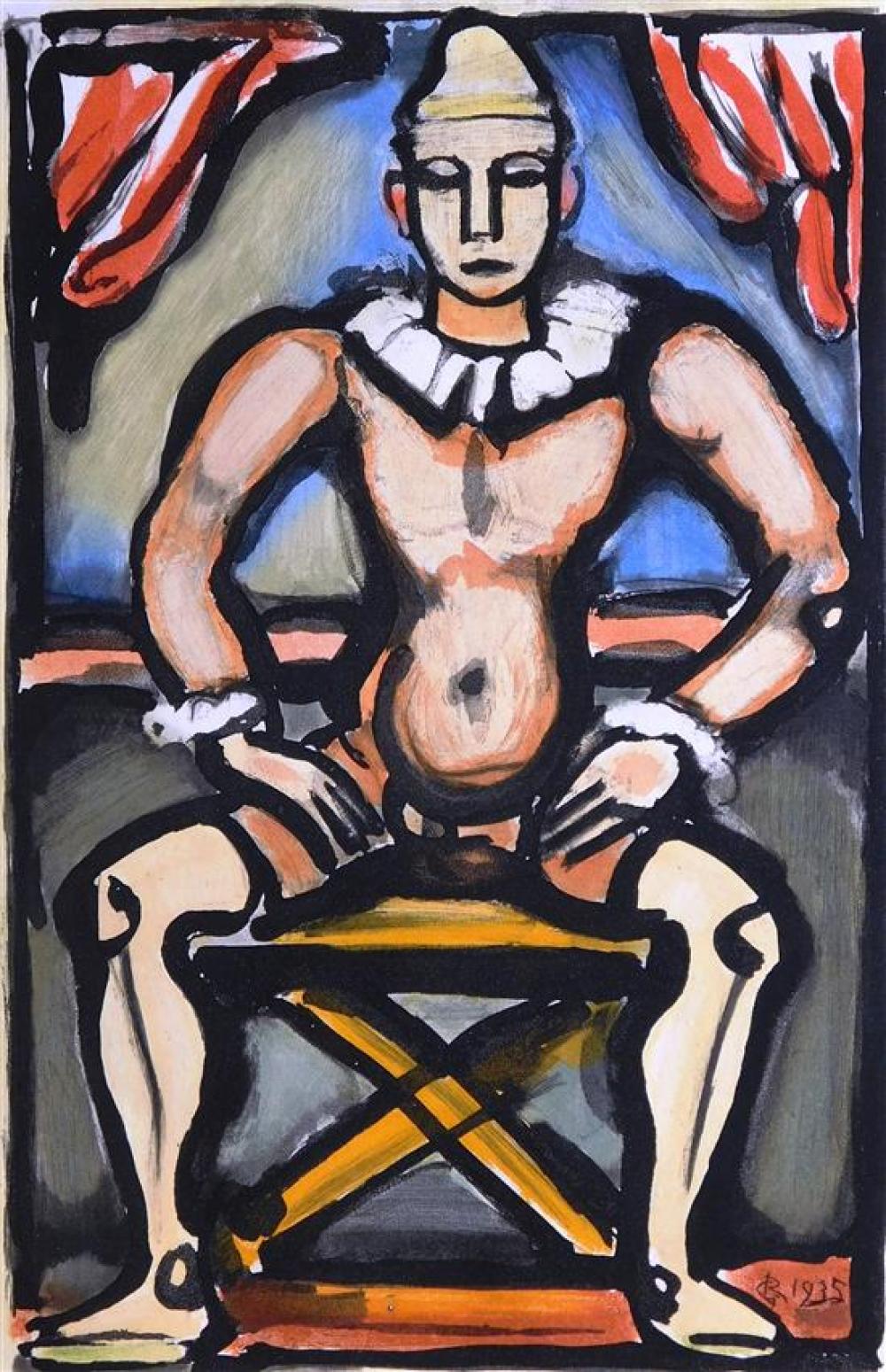 Appraisal: Georges Rouault France - L'Enfant de la balle Aquatint Chapron