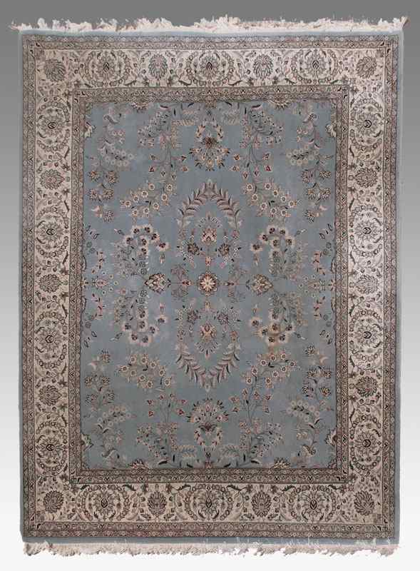 Appraisal: MODERN SINO PERSIAN HAND KNOTTED WOOL RUG ' x '