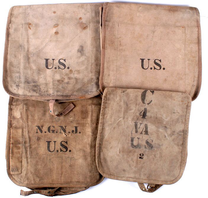 Appraisal: WWI U S Army and Cavalry Haversacks For your consideration