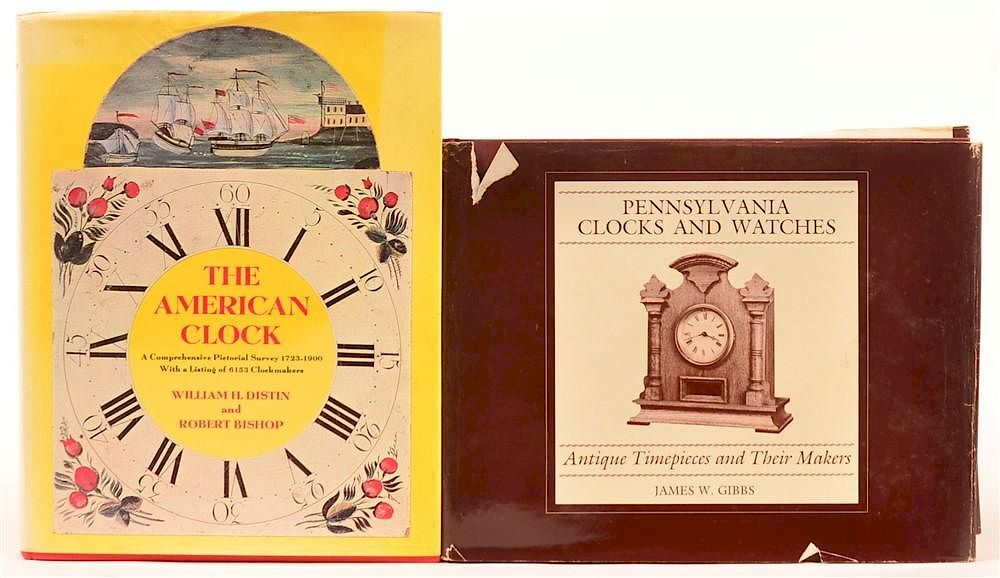 Appraisal: Book Lot Two Volumes Book Lot Two Volumes Pennsylvania Clock