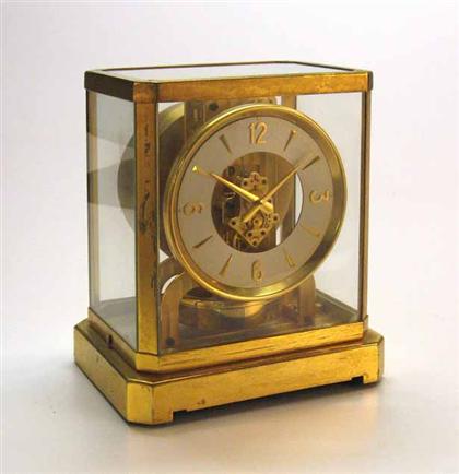 Appraisal: LeCoultre Atmos table clock th century H in PROVENANCE Private