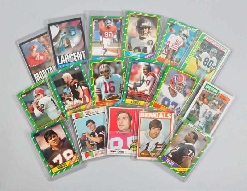 Appraisal: Lot of Topps Football Cards Description Mostly Includes no Jerry