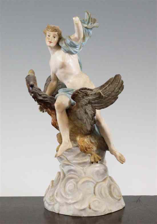 Appraisal: A Meissen group of Ganymede and the eagle Jupiter in