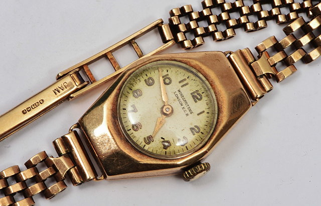 Appraisal: Ladies ct wrist watchby Weingartens of London with ct gold