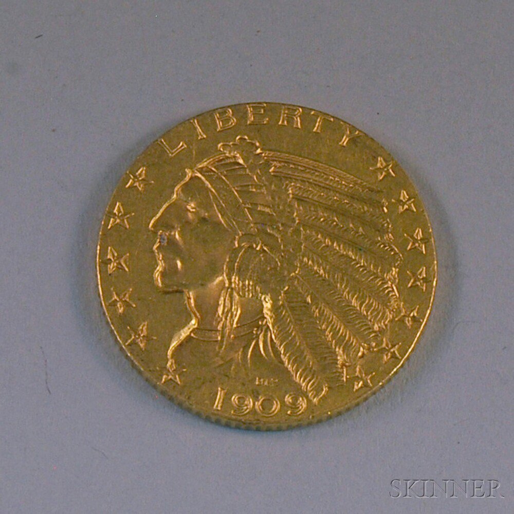 Appraisal: Indian Head Five Dollar Gold Coin D mint mark total