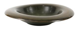 Appraisal: Italian wood turned bowl retailed at Gumps San Francisco CA