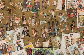 Appraisal: Over French Advertising Trade Cards Late nineteenth century color lithographed