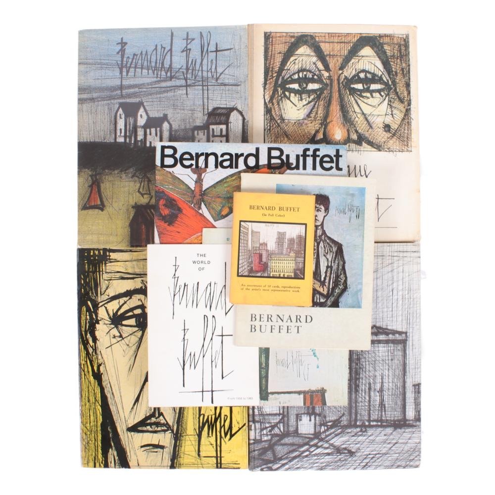 Appraisal: BERNARD BUFFET TEN ARTIST MONOGRAPH BOOKS EXHIBITION CATALOGS CATALOGUES RAISONNES