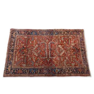 Appraisal: Heriz carpet approx ' x ' th c red field