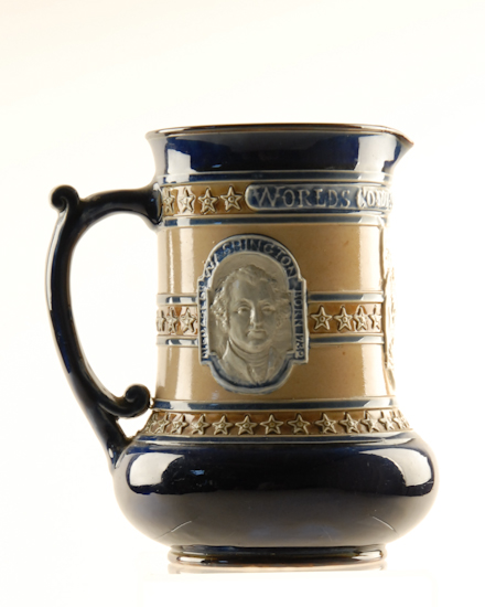 Appraisal: A Doulton Lambeth Pitcher celebrating World's Columbian Exposition marked on