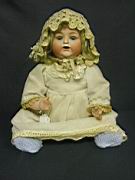 Appraisal: BISQUE CHARACTER DOLL Bisque socket head marked A over 'Diamond'