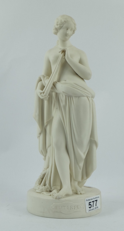 Appraisal: Parion figure of Nao Classical lady entitled ''Euterpe'' cm tall