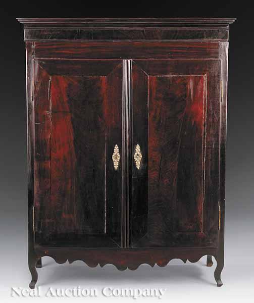 Appraisal: A Rare Louisiana Mahogany Petite Armoire early th c having