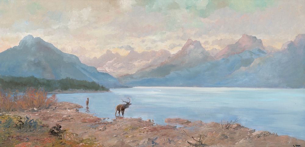 Appraisal: John Fery Glacier Afternoon John Fery Glacier Afternoon oil on