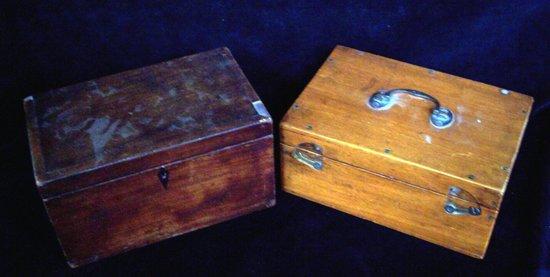 Appraisal: A th Century mahogany box with Down Bros label together