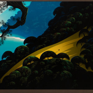 Appraisal: Eyvind Earle Caramel signed Eyvind Earle lower right x inches