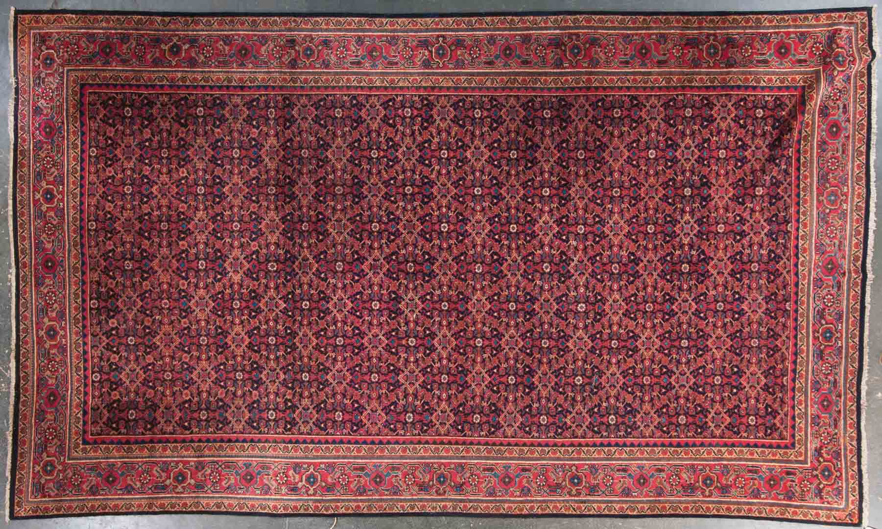 Appraisal: Persian Mahal carpet approx x Iran circa