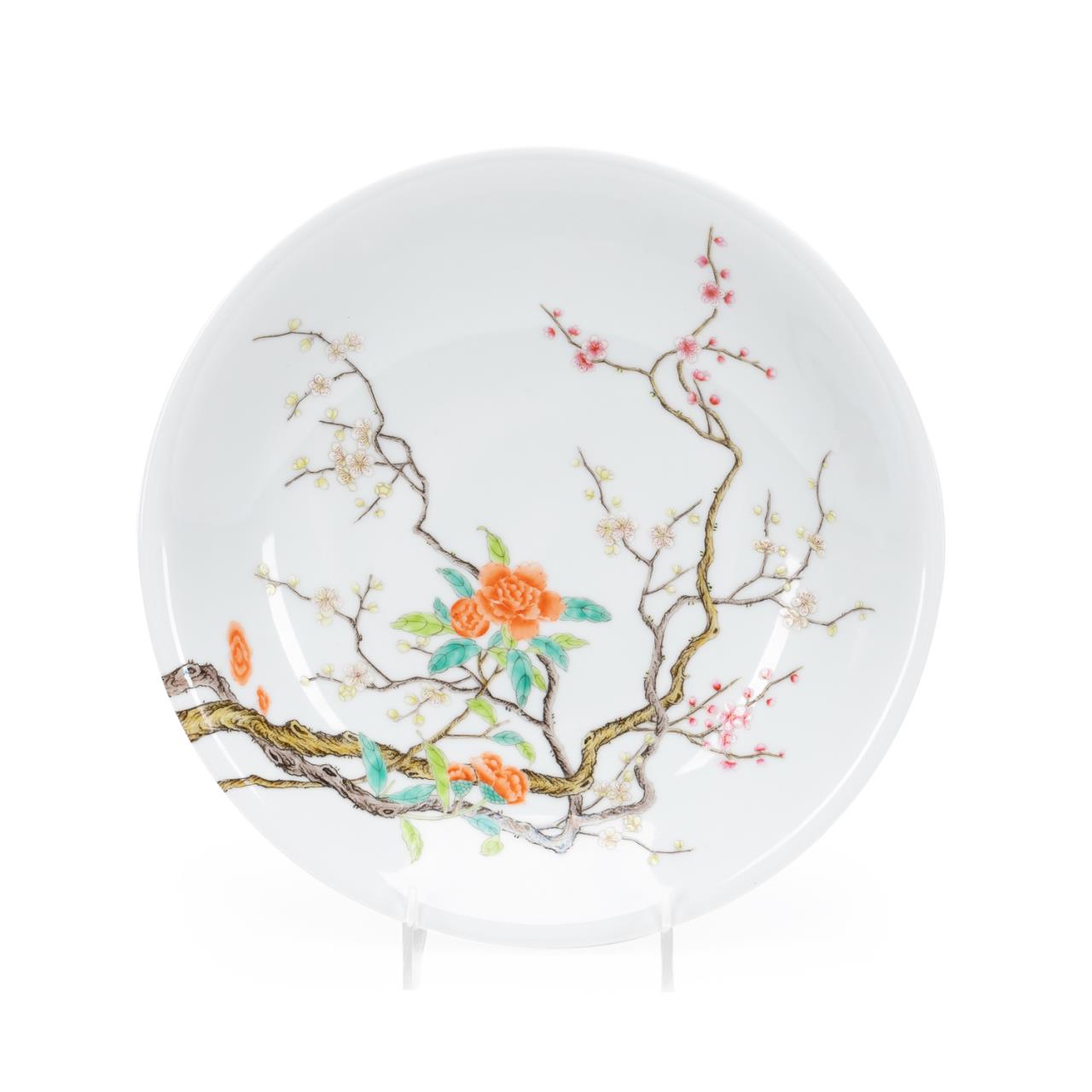 Appraisal: CHINESE FAMILLE ROSE LOW BOWL Chinese Famille Rose low bowl