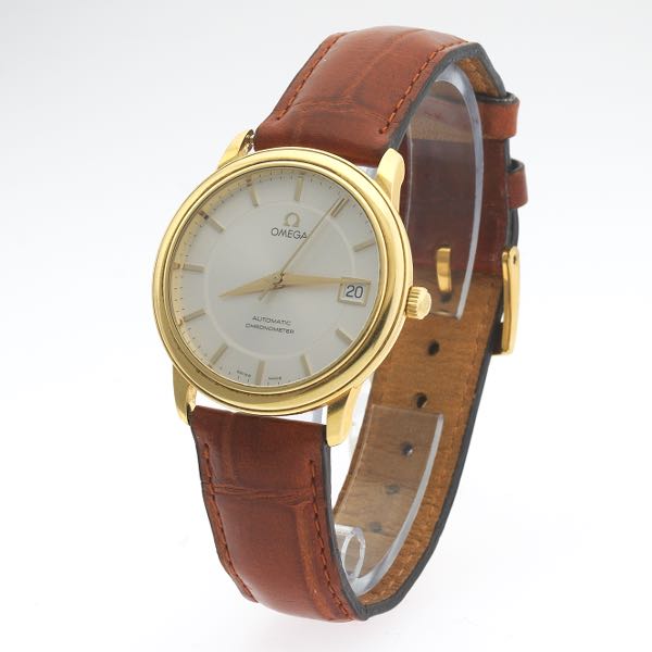 Appraisal: OMEGA K GOLD AUTOMATIC CHRONOMETER mm with crown will fit