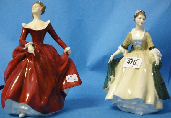 Appraisal: Royal Doulton Figures Elegance HN and Fragrance HN