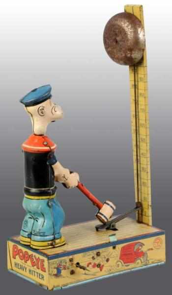 Appraisal: Tin Litho Chein Popeye Heavy Hitter Wind-Up Toy Description American