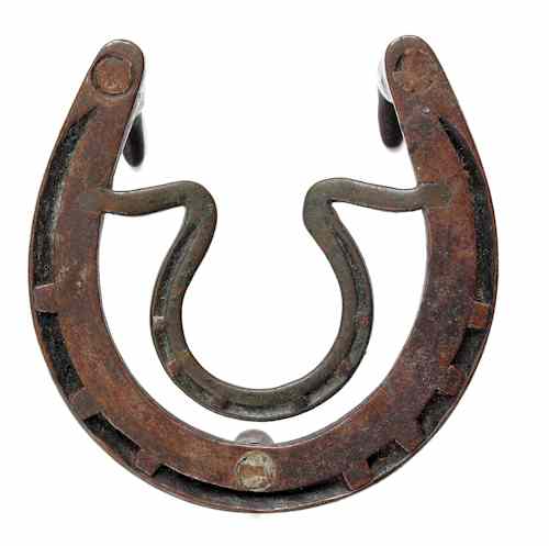 Appraisal: Unusual cast iron trivet early th c in the form