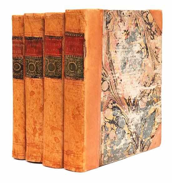 Appraisal: SYDENHAM'S DIALOGUES OF PLATO FOUR VOLUMES Sydenham Flower A synopsis