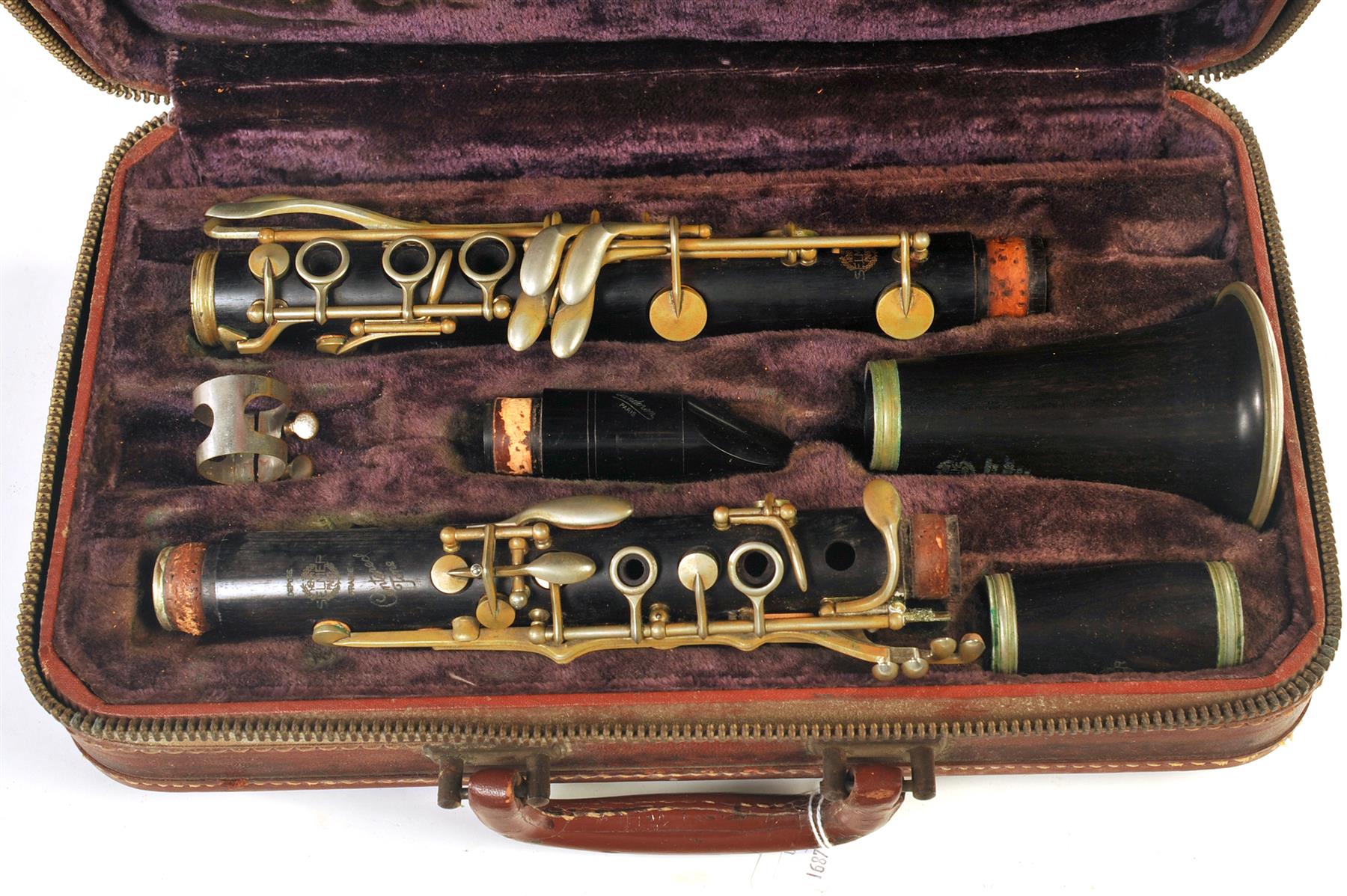 Appraisal: SELMER CLARINET France rd quarter- th century Nickel plated keys