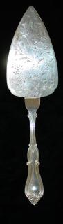 Appraisal: Harris Stanwood American Victorian era coin silver pie server Harris