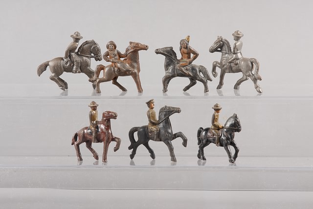 Appraisal: Lot of mounted Grey Iron figures I- G - g