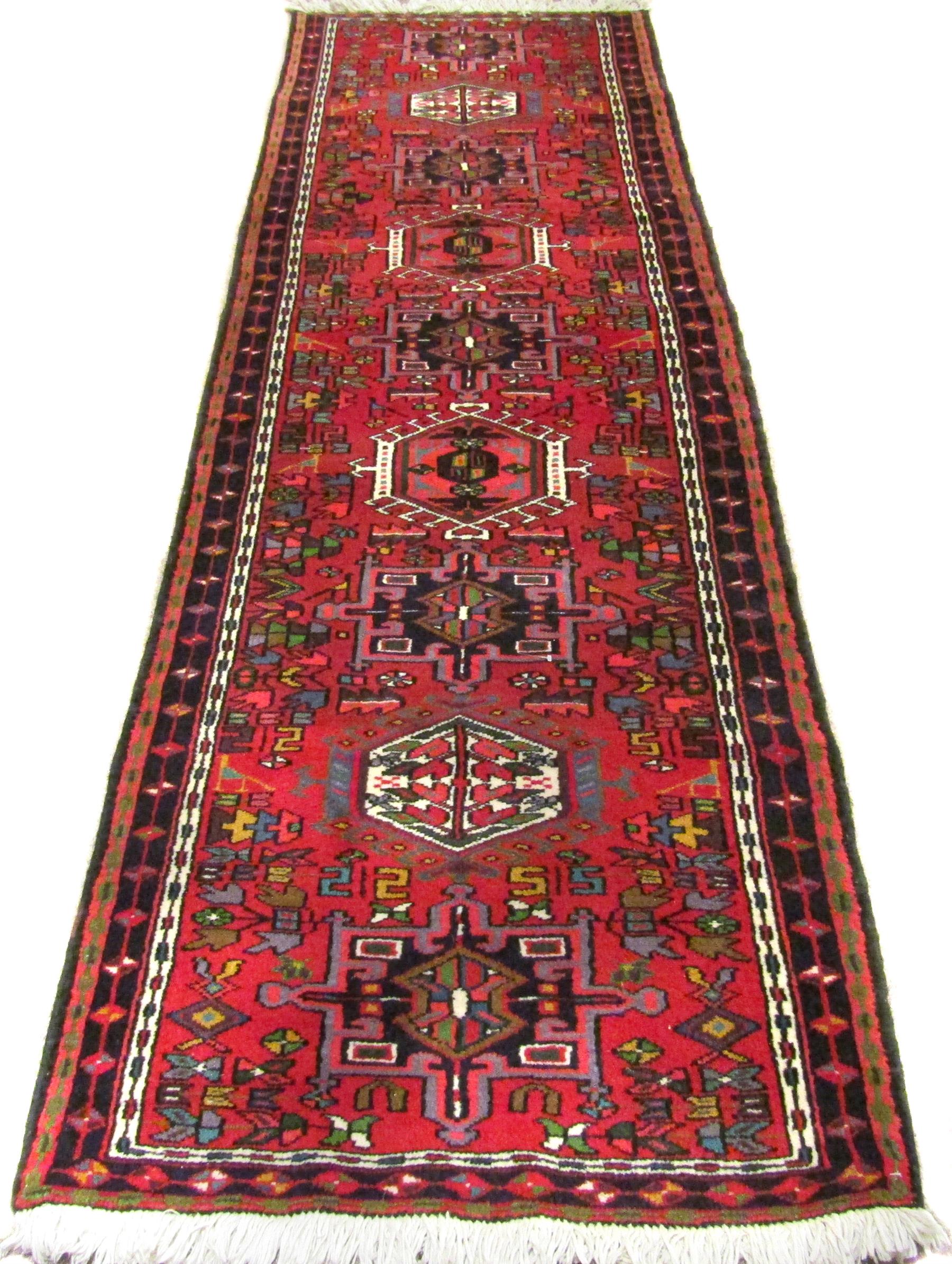 Appraisal: PERSIAN HERIZ RUNNER ' x '