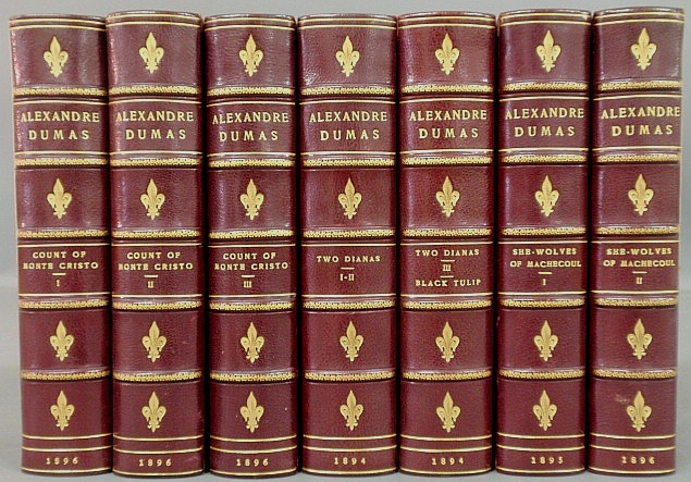 Appraisal: - Books- volume set half-calf Popular Illustrated Edition Works by