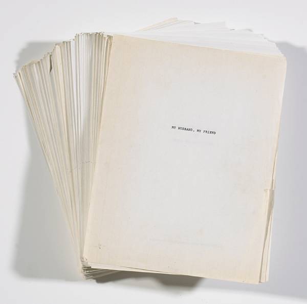 Appraisal: The Manuscript of 'My Husband My Friend' by Neile McQueen