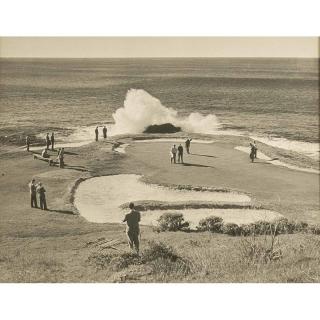 Appraisal: Julian Graham Photograph Framed photograph of a Pebble Beach golf