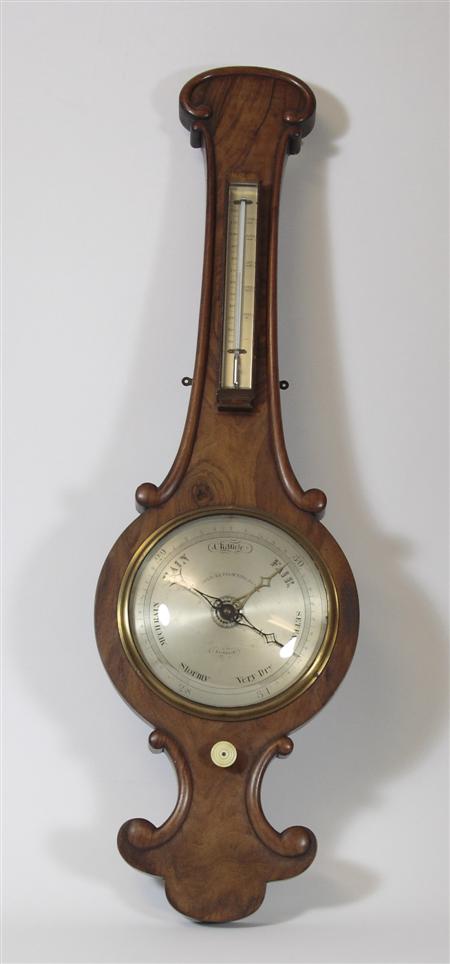 Appraisal: A th century mahogany dial barometer Marked Spencer Browning Co