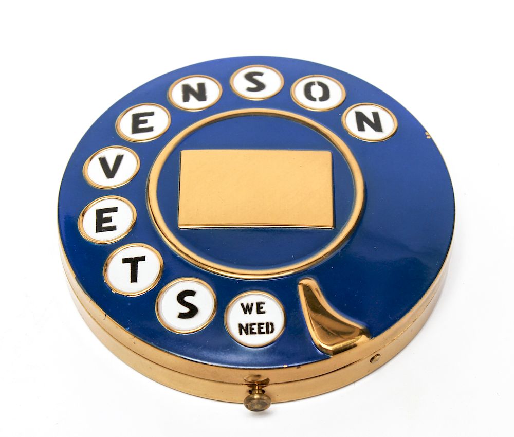 Appraisal: We Need Stevenson Phone Dial Compact We Need Stevenson Adlai