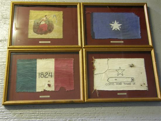 Appraisal: Set of four replica flags 'First Flag of the Republic'