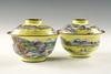 Appraisal: BOWLS - Chien Lung period - pair of fine yellow