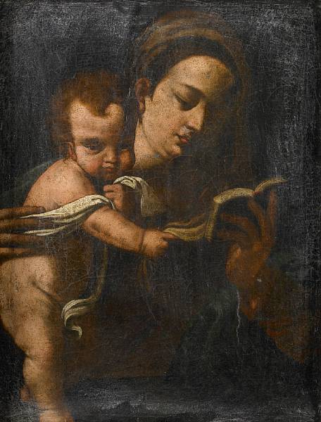 Appraisal: Follower of Annibale Carracci Italian - The Madonna and Christ