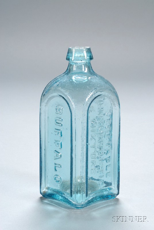 Appraisal: Aqua Vaughn's Vegetable Lithontriptic Mixture Medicine Bottle Buffalo New York