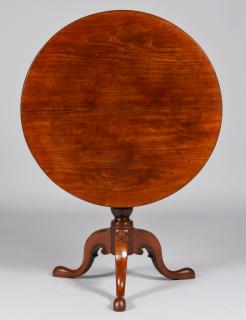 Appraisal: Chippendale Period Carved Tea Table Chippendale period mahogany tilt top