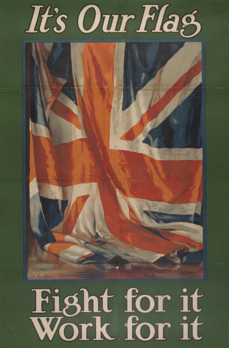 Appraisal: GUY LIPSCOMBE BRITISH - x It's our flag Fight for