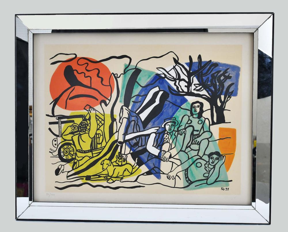 Appraisal: FERNAND LEGER FRENCH - LITHOGRAPHPartie de Campagne Signed in the