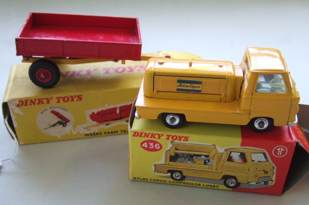 Appraisal: A Dinky Atlas Copco compressor lorry and a Dinky weeks